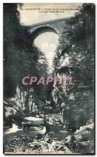 Cartes postales Le Dauphine Route de la Grande Chartreuse Le Pont Saint Bruno