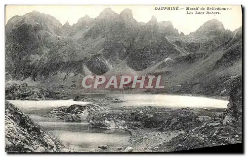 Ansichtskarte AK Le Dauphine Massif de Belledonne Les Lacs Robert