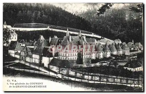 Cartes postales Couvent de la Grande Chartreuse Vue Generale