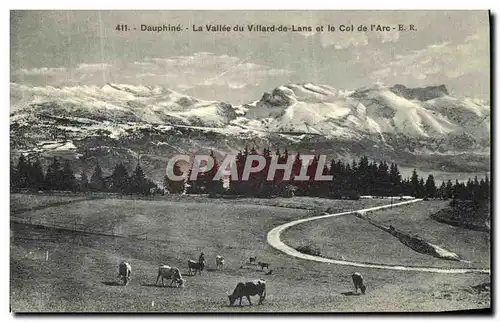 Cartes postales Dauphine La Vallee du Villard de Lans et le Col de L Arc