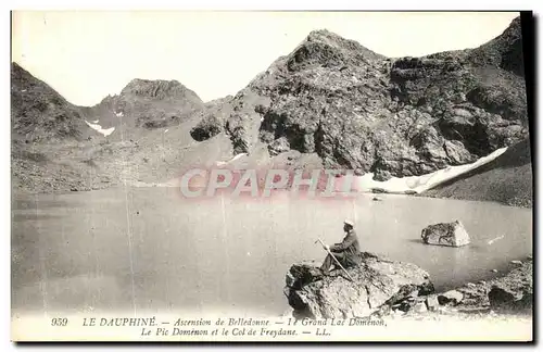 Ansichtskarte AK Le Dauphine Ascension Belledonne Le Grand Lac Domenon