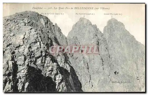 Cartes postales Dauphine Les 3 Pics de Belledonne