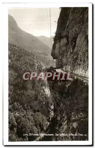 Ansichtskarte AK St Pierre d Entremont Sur la route Le pac du Frou