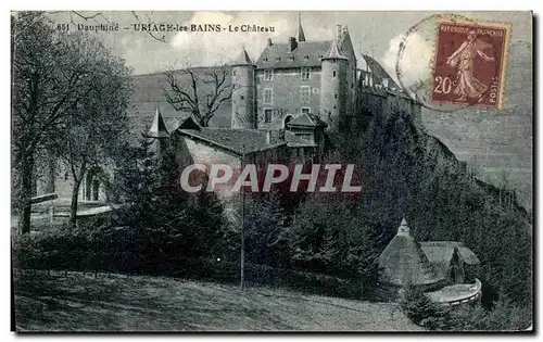 Cartes postales Dauphine Uriage le Bains Le Chateau