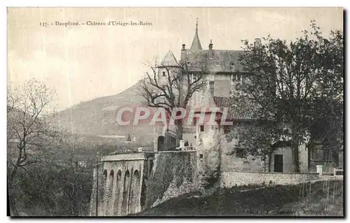 Cartes postales Dauphine Uriage le Bains Le Chateau