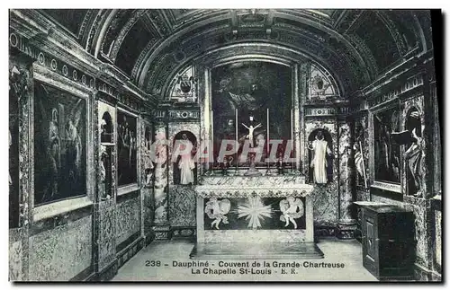 Cartes postales Dauphine Couvent de la Grande Chartreuse La Chapelle St Louis