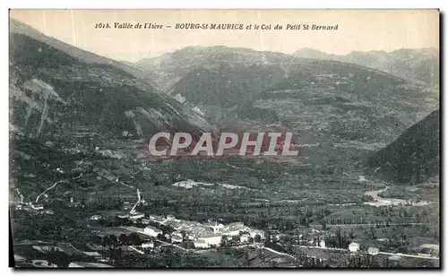 Cartes postales Vallee de Bourg St Maurice et le Col du Petit St Bernard