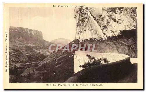 Cartes postales Le Precipice et la Vallee D Echevis