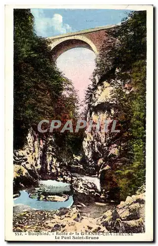 Cartes postales Dauphine Route de La Grande Chartreuse Le Pont Saint Bruno