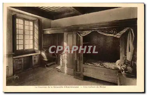 Cartes postales Le Dauphine Le couvent de la Grande Chartreuse Une Cellule de Moine