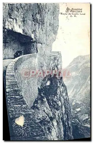 Cartes postales Le Dauphine Le Vercors Route de Combe Laval