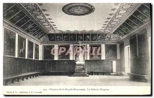 Ansichtskarte AK Dauphine Couvent de la Grande Chartreuse La Salle du Chapitre