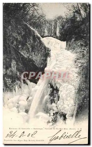 Cartes postales Environs de Grenoble Sassenage Cascade du gouffre Bleu