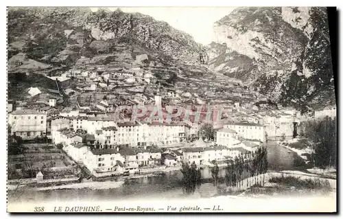 Cartes postales Le Dauphine Pont en Royans Vue generale