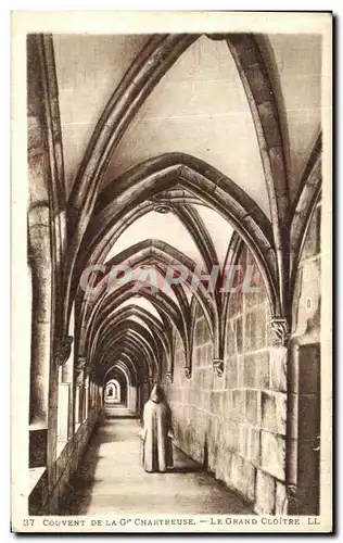 Cartes postales Couvent De La Gde Chartreuse Le Grand Cloitre