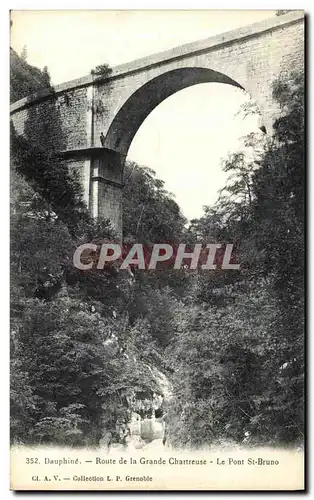 Cartes postales Dauphine Route de la Grande Chartreuse Le Pont St Bruno