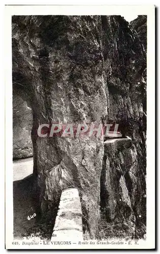 Cartes postales Dauphine Le Vercors Route des grands goulets