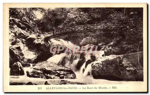 Cartes postales Allevard les Bains Le Bout du Monde