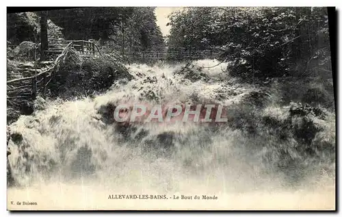 Ansichtskarte AK Allevard Les Bains Le Bout du Monde