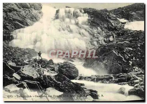 Ansichtskarte AK Dauphine Cascade du Breda aux sept Laux