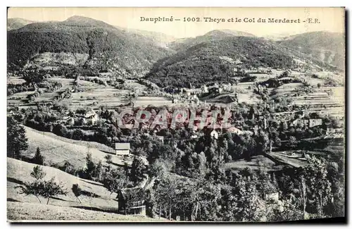 Ansichtskarte AK Dauphine Theys et le Col du Merdaret