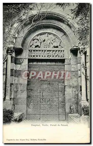 Cartes postales Dauphine Vizille Portail du Prieure