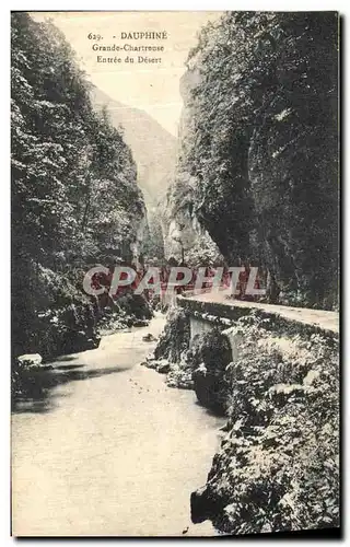 Cartes postales Dauphine Grande Chartreuse Entree du Desert