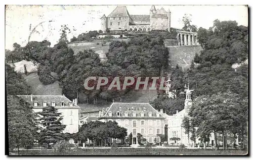 Cartes postales Dauphine Uriage L etablissement thermal et le chateau