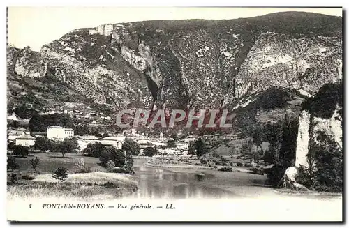 Cartes postales Pont en Royans Vue Generale