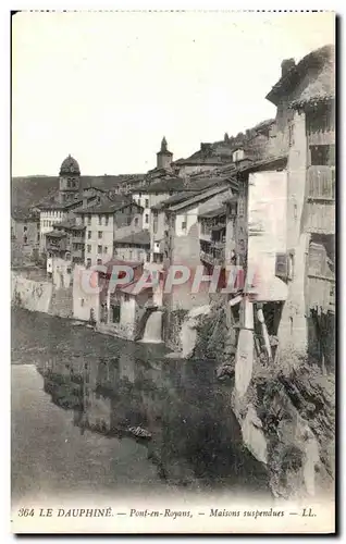 Cartes postales Dauphine Pont en Royan Maisons suspendues