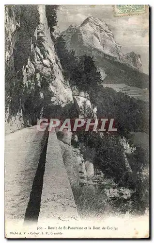 Cartes postales Dauphine Route de St Pancrasse et Dent de Crolles Grenoble