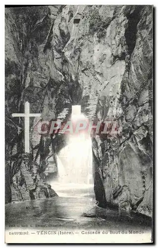 Cartes postales Dauphine Tencin Cascade du Bout du Monde