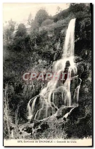 Cartes postales Environs de Grenoble Cascade de Claix