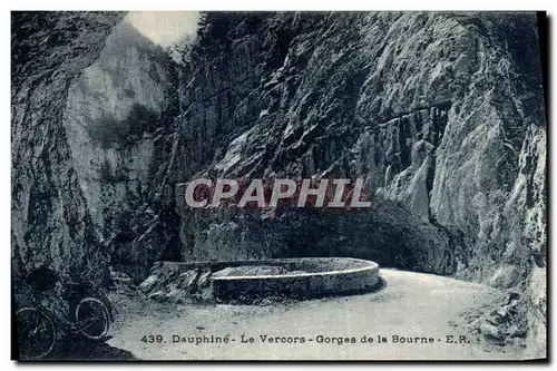 Ansichtskarte AK Dauphine Le Vercors Gorges de la Bourne