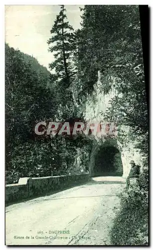 Cartes postales Route de la Grande Chartreuse Un tunnel