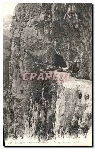 Cartes postales Dauphine Massif de La Grande Chartreuse Passage du Frou