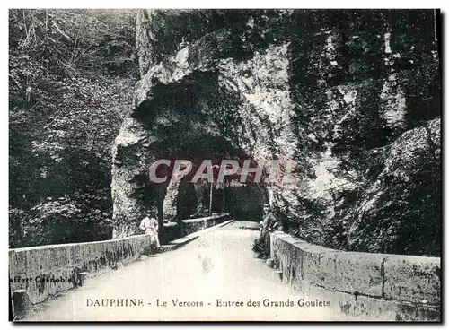 Ansichtskarte AK Dauphine Le Vercors Entree des Grande Goulets