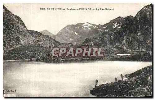 Ansichtskarte AK Dauphine Environs d Uriage Le Lac Robert