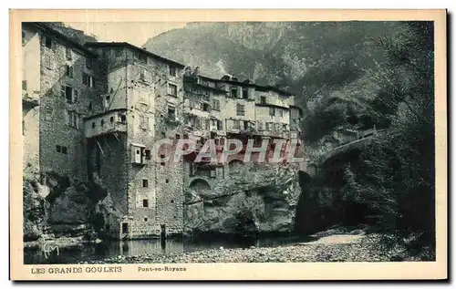 Ansichtskarte AK Dauphine Les Grande Goulets Pont En Royans