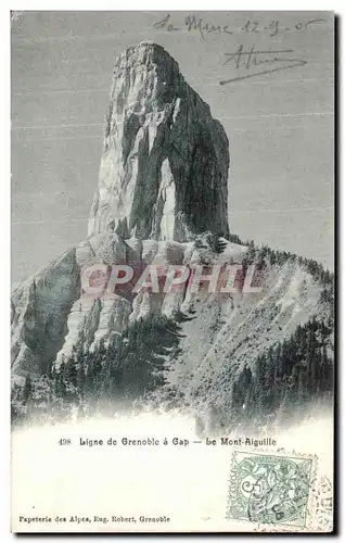 Cartes postales Ligne de Grenoble a Gap Le Mont Aiguille