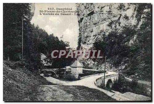 Cartes postales Dauphine St Pierre de Chartreuse L Entree du dessert