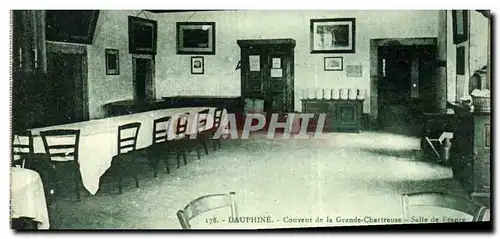 Cartes postales Dauphine Couvent de la Grande Chartreuse Salle de France