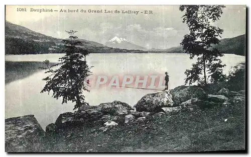 Ansichtskarte AK Dauphine Au Bord du Grand Lac de Laffrey