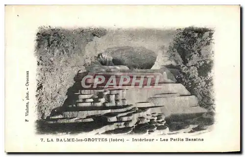 Cartes postales Daphine La Balme les Grottes Interieur Les petits bassins