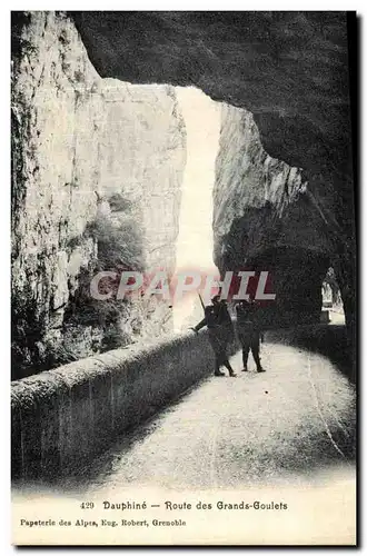 Cartes postales Dauphine Route des Grands Goulets