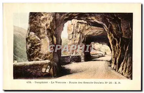 Ansichtskarte AK Dauphine Le Vercors Route des Grande Goulets