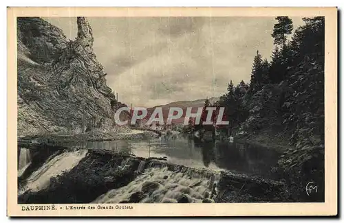 Cartes postales Dauphine Le Vercors L entree des Grande Goulets