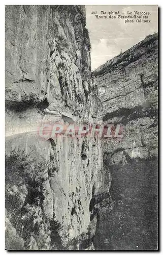 Cartes postales Dauphine Le Vercors Route des Grande Goulets