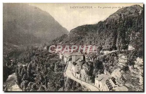 Cartes postales Saint Sauveur Vue Generale Prise du rocher
