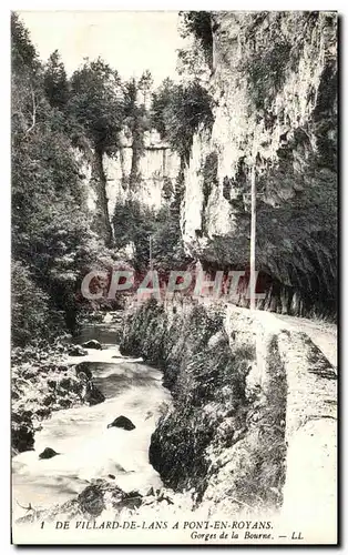 Ansichtskarte AK Dauphine De Villard De Lans a Pont En Royans Gorges de la Bourne